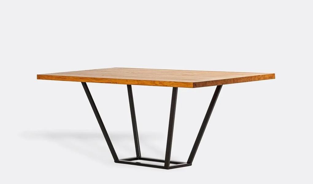 Jedálenský stôl SILENCE IIII - 160x80cm,Tmavý dub