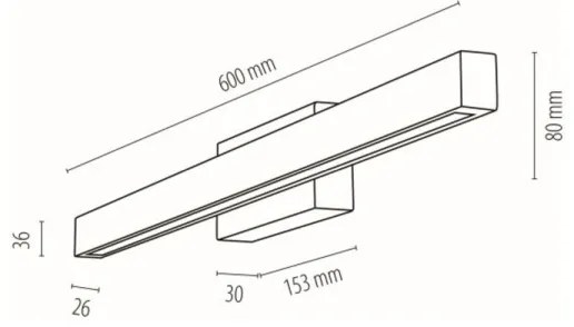 Spot-Light 19910104 - LED Kúpeľňové nástenné svietidlo AQUAVIVA LED/9W/230V IP44