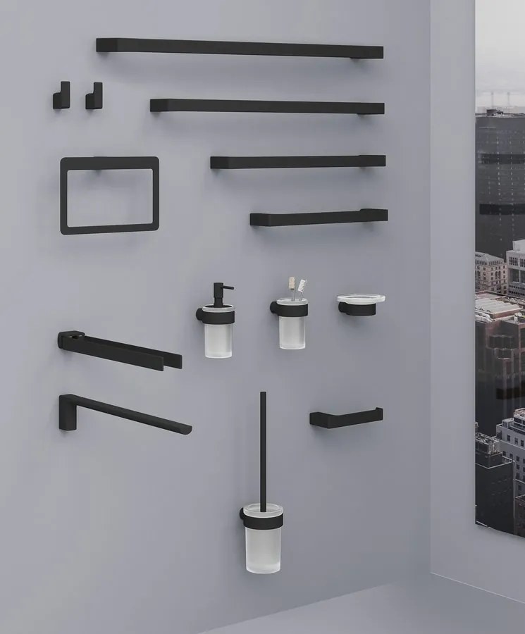 Sapho Sapho, Držiak toaletného papiera s poličkou, chróm, UN1197C