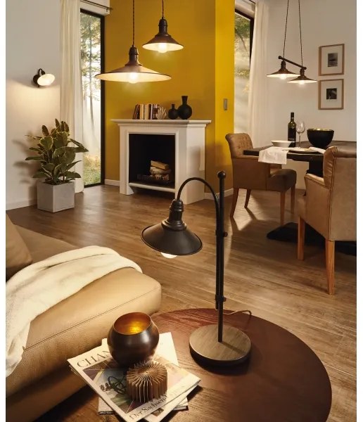 Eglo 49456 - Luster STOCKBURY 1xE27/60W/230V