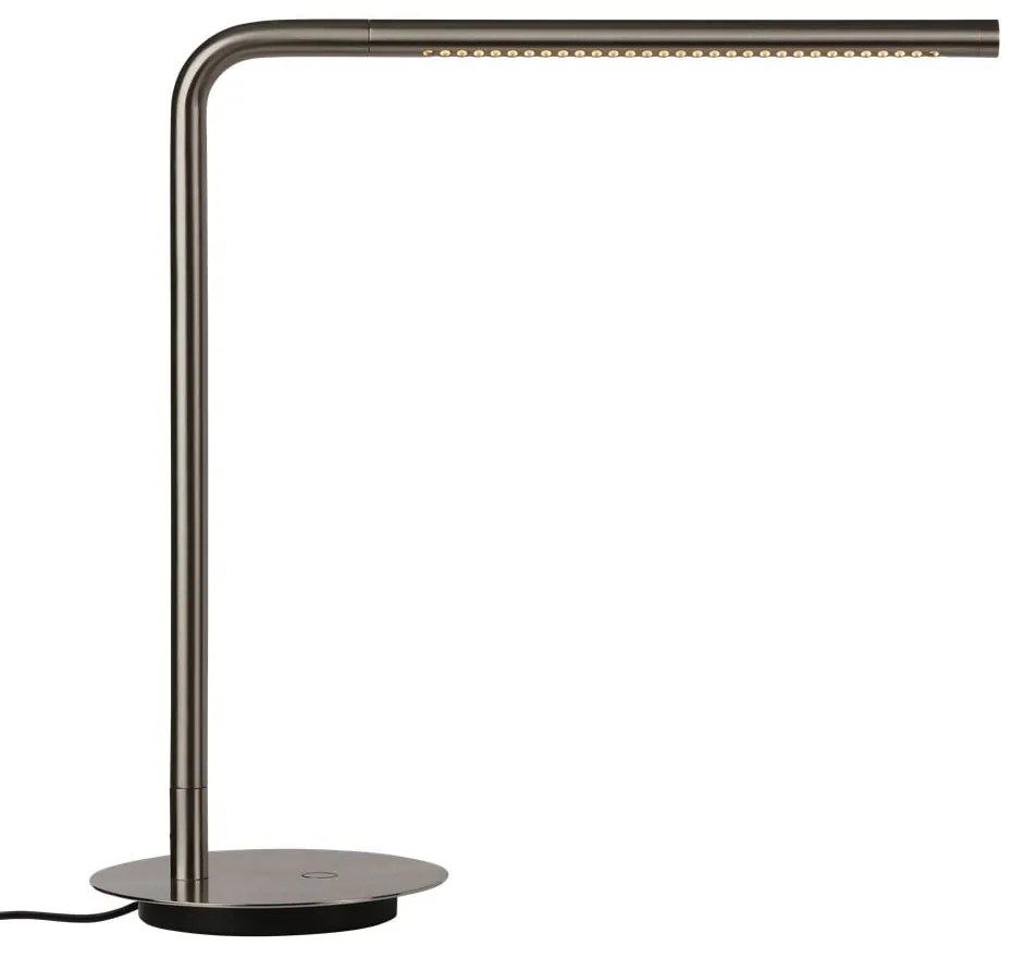 Kovová LED stmievateľná stolová lampa v striebornej farbe (výška 46 cm) Omni Table – UMAGE