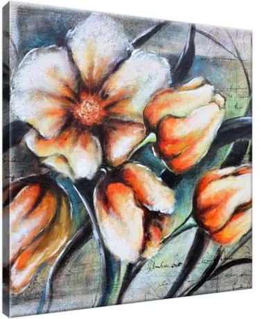 Obraz na plátne Pastelové tulipány 30x30cm 3897A_1AI