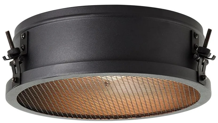 Brilliant - Stropné svietidlo ZOIS 1xE27/60W/230V priemer 30 cm čierne