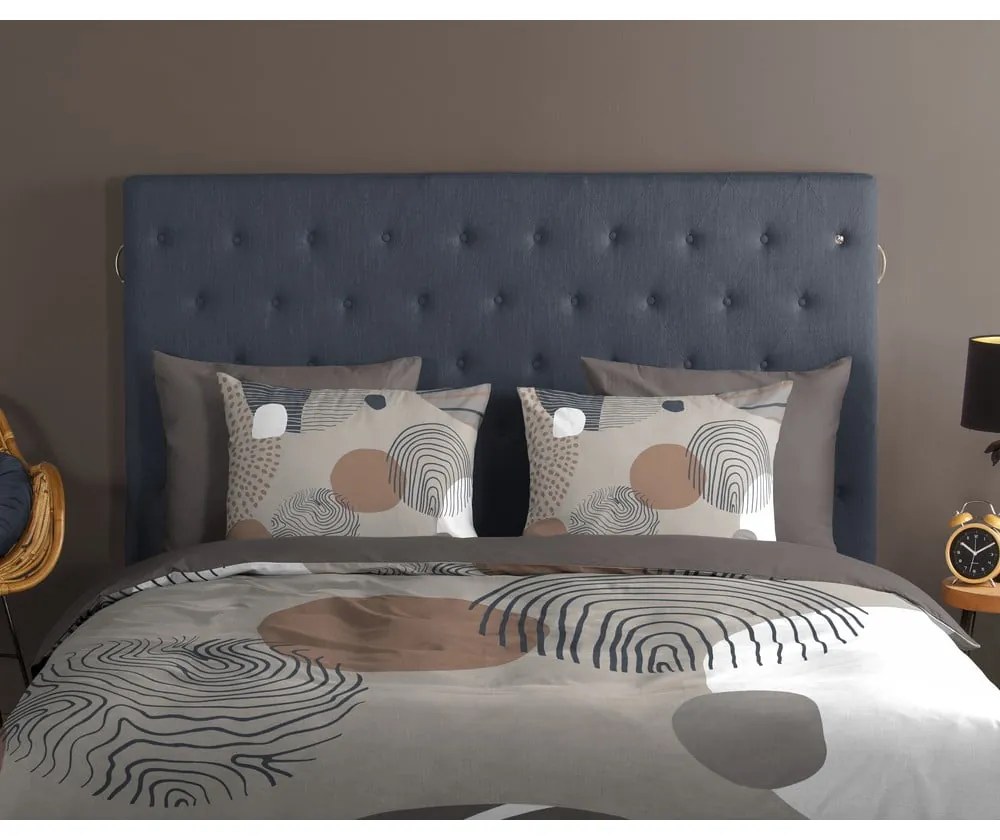 Sivé bavlnené obliečky na jednolôžko/predĺžené 140x220 cm Hendrik – Good Morning