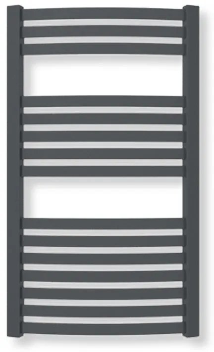 Terma Dexter 860x500 vodný/elektrický radiátor Metallic Black SX