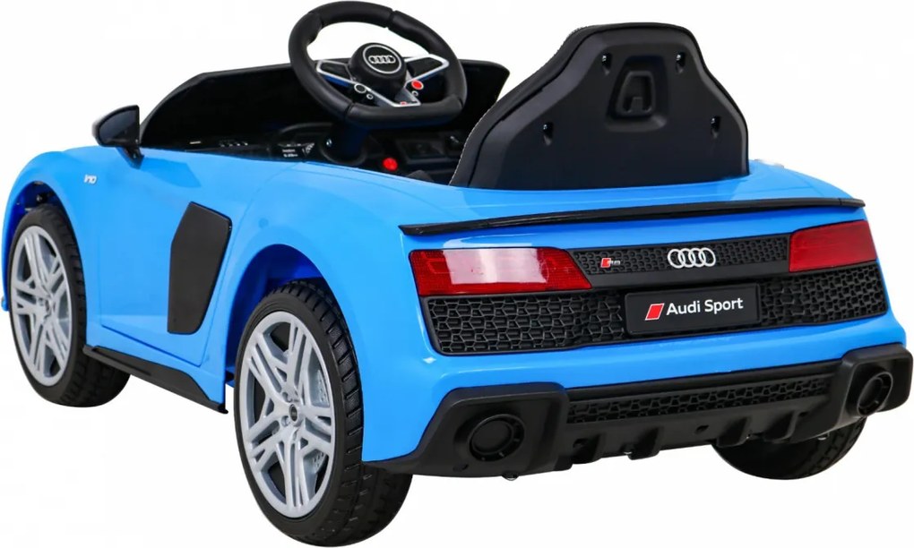 Ramiz Audi R8 LIFT Auto na batérie modré + diaľkové ovládanie + EVA kolesá + MP3 + LED