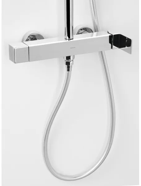 Sapho - Sprchová súprava s batériou CUBEMIX lesklý chróm