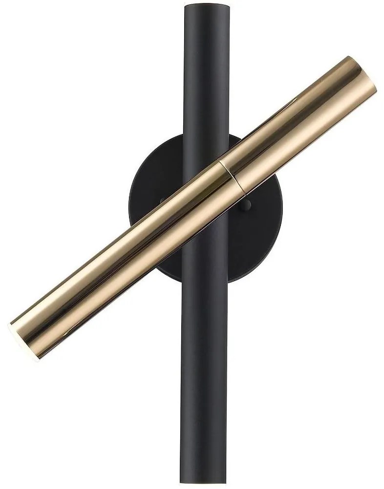 Zuma Line W0461-03N-P7SD - LED Nástenná lampa LOYA 3xLED/5W/230V čierna/mosadz