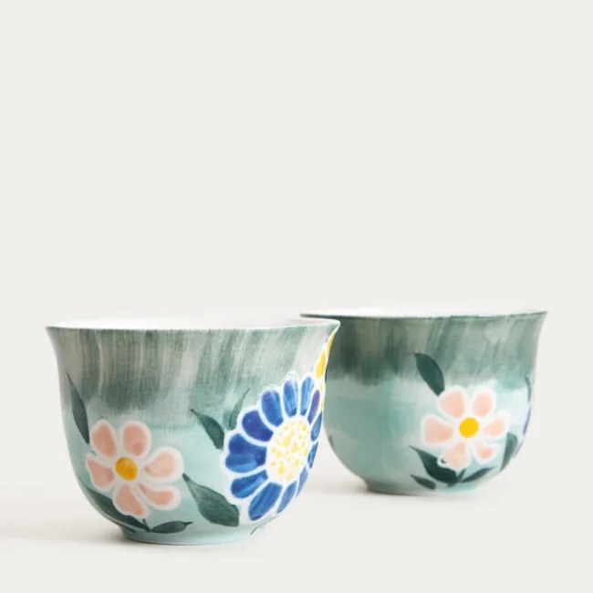 Čajník so šálkami LIMITE 772382 zelený