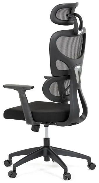 Autronic BONTEC Kancelárska stolička, hojdací mechanizmus, čierna, KA-K2080 BK Farba: Šedá