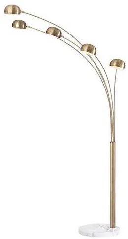 ACA DECOR Stojacia lampa MARKELLA, farba bronzu