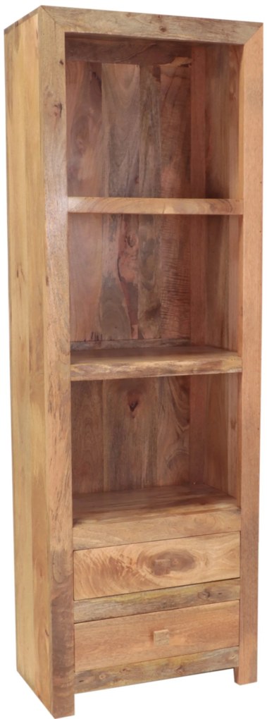 furniture-nabytek.cz - Knižnica masív z dreva mango 60x180x35