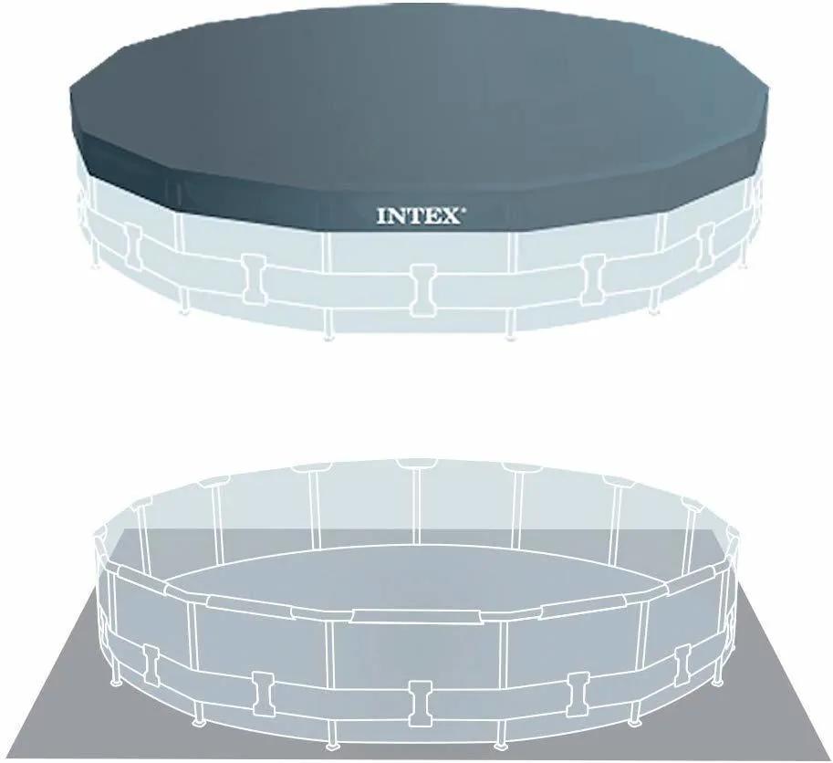 Intex Záhradný bazén INTEX 26724 Prism Frame 457 x 107 cm s kartušovou filtráciou 26724