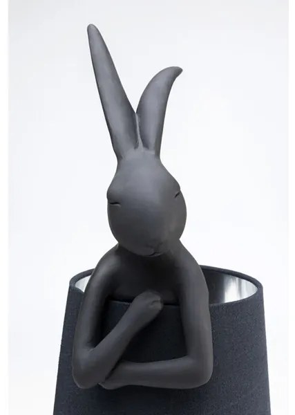 Rabbit stolná lampa 68 cm čierna