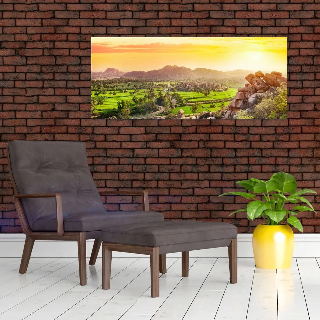 Obraz Hampi údolí v Indii (120x50 cm)