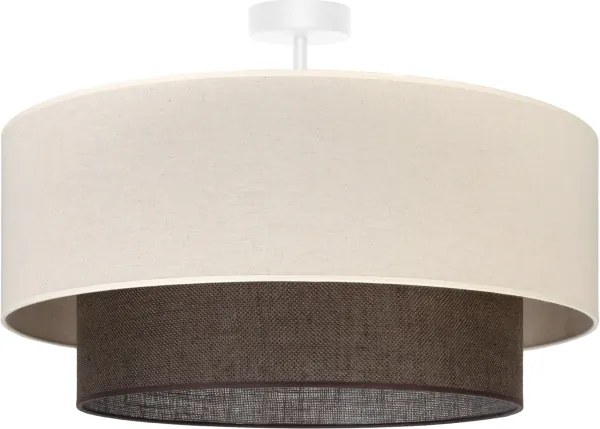 Brilagi - LED prisadený luster BOHO STYLE 3×E27/15W/230V Ø 60 cm krémový/hnedý