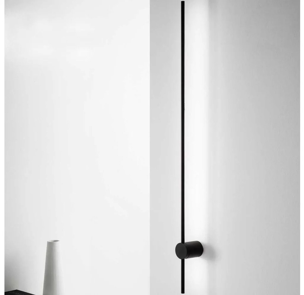 Ideal Lux - LED Nástenné svietidlo ESSENCE LED/19W/230V 3000K 124 cm CRI 90 čierna