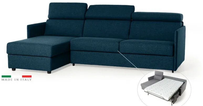 Rohová rozkladacia sedacia súprava na každodenné spanie TAVOLA MINI, zelená (penelope 10), 140