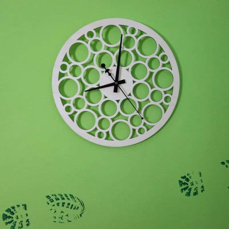 Nástenné hodiny z drevenej preglejky po stopách času l 3D HODINY PR0158 HEU+