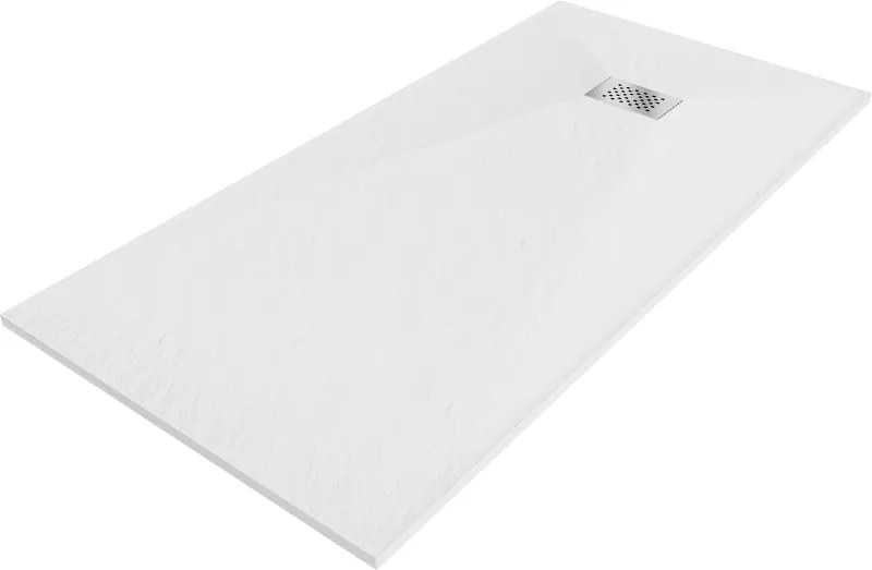Mexen Hugo sprchový odtok obdĺžnikový SMC 170 x 80 cm, biely, kryt inox - 42108017-X