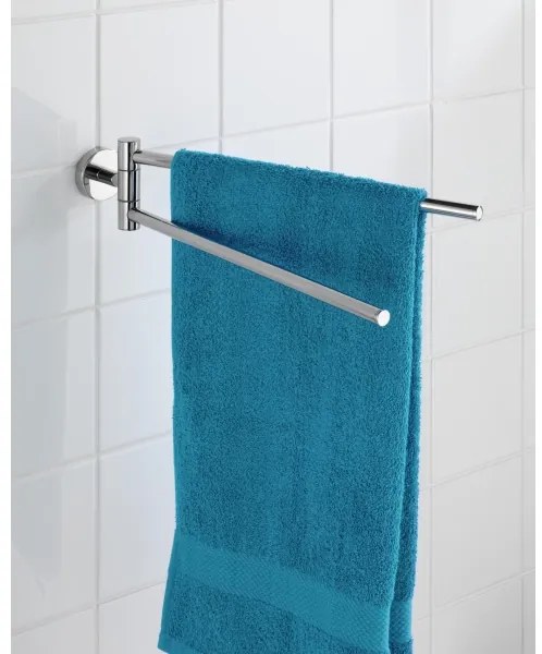 WENKO 20213100 - Držiak uterákov BOSIO SHINE 43x9 cm nerez/strieborný