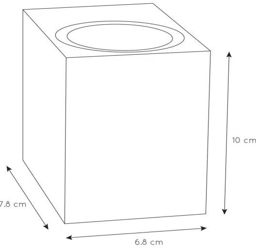 Lucide 69800/01/30 - Vonkajšie nástenné svietidlo ZARO 1xGU10/35W/230V IP44 čierna