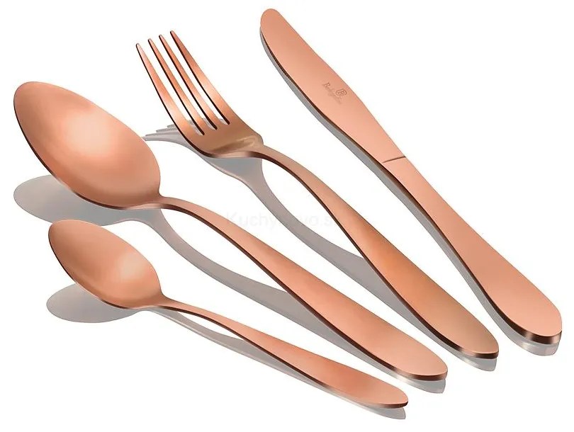 Sada príborov Rose Gold Collection BH-2213, 24 ks