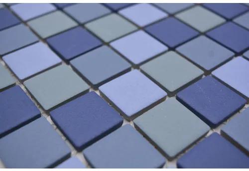 Keramická mozaika JT 251 modrá mix 30,2 x 33 cm