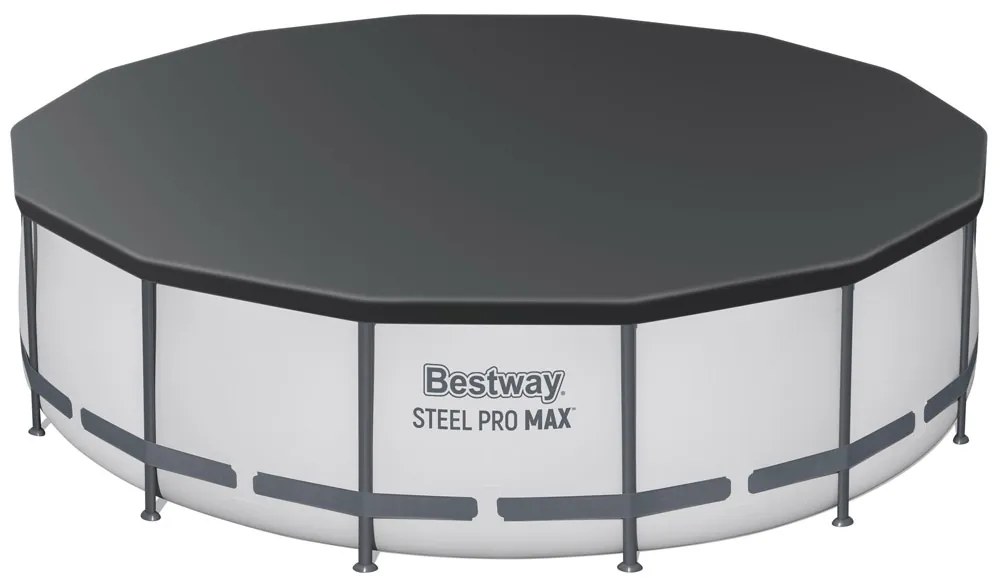 Rámový záhradný bazén Bestway STEEL-PRO MAX™ s rozmermi 427 x 107 cm 11 v 1 56950