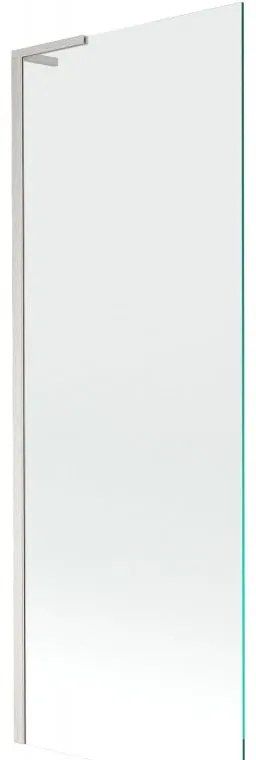 Mexen Next L, 1-krídlová vaňová zástena 70 x 150 cm, transparent, 6mm číre sklo, profil brúsená oceľ, 895-070-000-03-00-97
