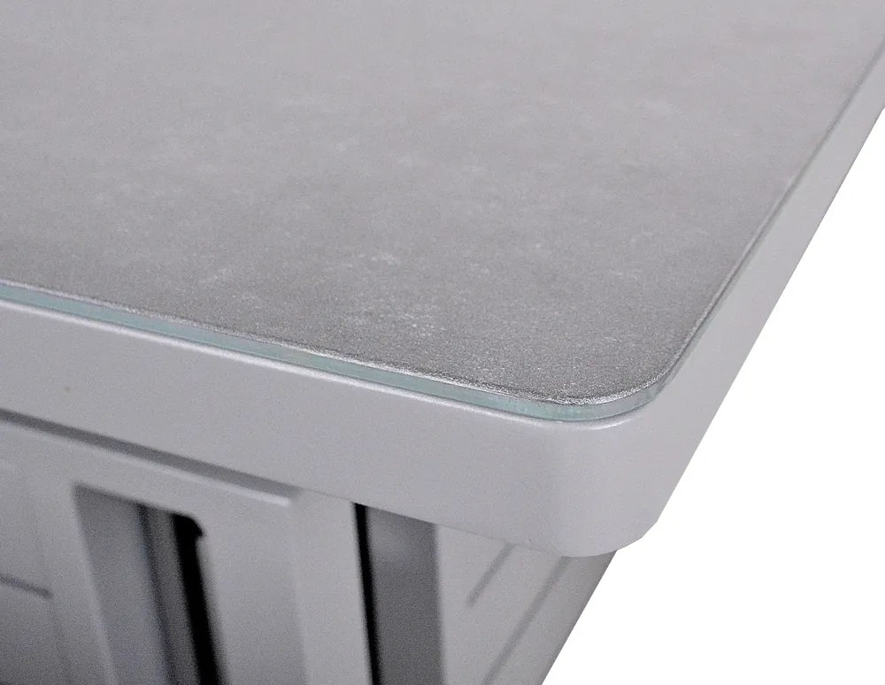 TAMPA hliníková súprava šedá