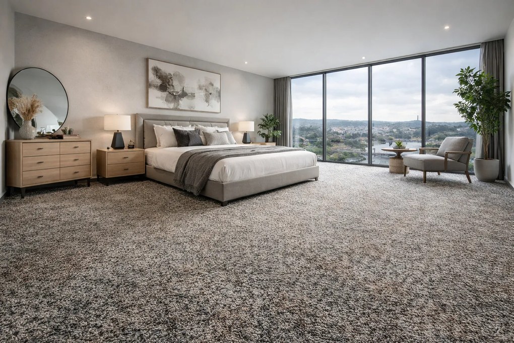 Koberec metráž Signal 98 šedohnedá, na mieru, šíře 5m, hnedá, filc, chodba / predsieň, Associated Weavers