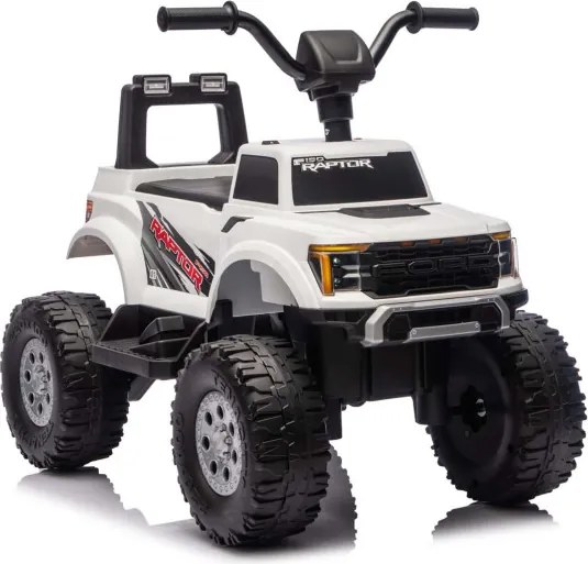 Elektrické autíčko Ford F-150 Raptor biele