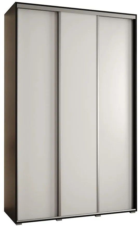 Skriňa 45 Canaris 1 170 čierna/biela/silver