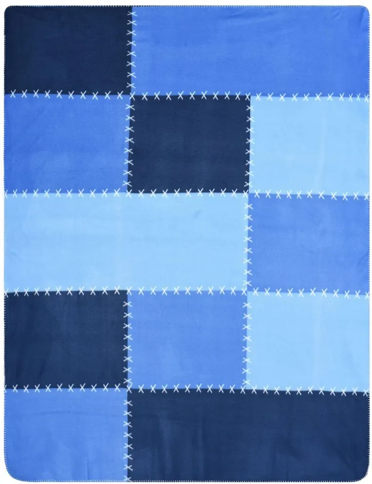 James & Nicholson (Daiber) Farebná deka 150x200 cm JN954 - Modrá | 150 x 200 cm