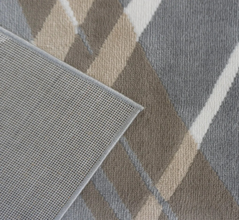 BE Koberec Lotus 9304 GREY – sivý obdĺžnikový Rozmer: 60x90 cm