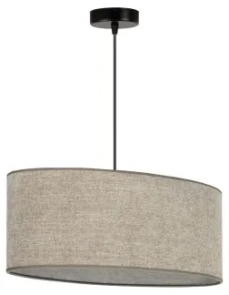 Duolla - Luster na lanku OVAL 1xE27/15W/230V hnedá