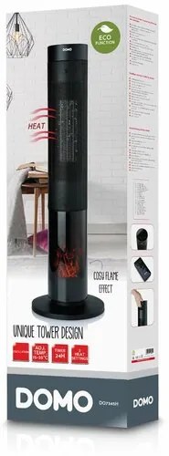 DOMO DO7345H teplovzdušný ventilátor s imitáciou ohňa