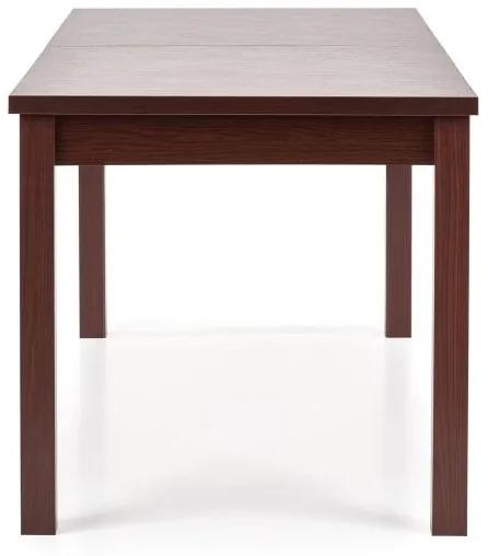 Jedálenský rozkladací stôl MAURYCY 118-158, tmavý orech