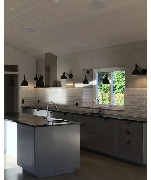 ByRydens 4300120-4007 - Nástenná lampa BAZAR MINI 1xE27/5W/230V čierna