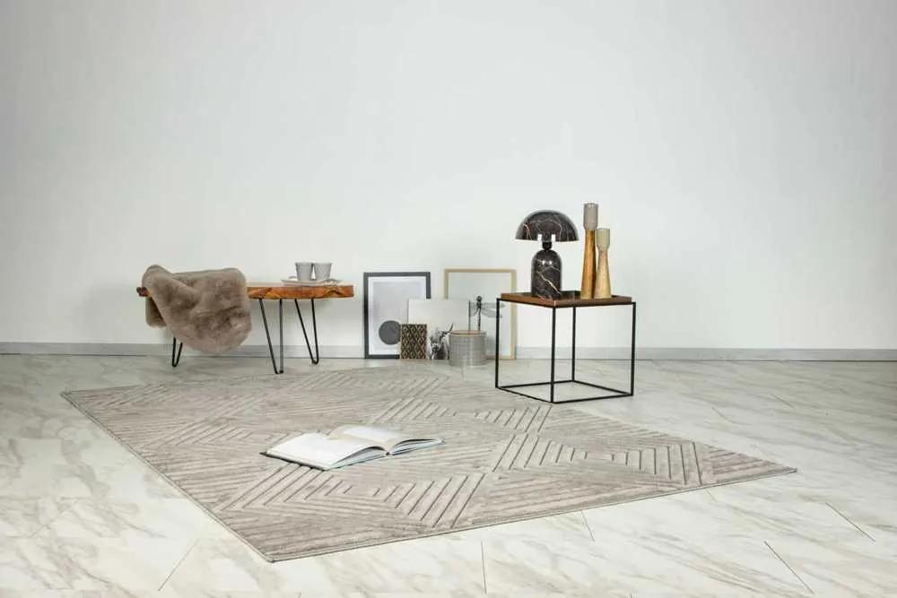 Lalee Kusový koberec Viva 402 Silver Rozmer koberca: 120 x 170 cm