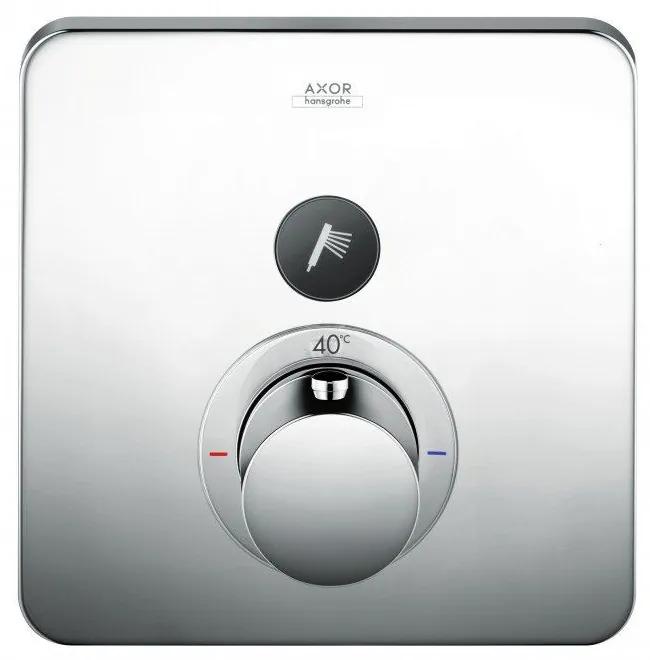 AXOR ShowerSelect termostat s podomietkovou inštaláciou, rozeta Softcube, pre 1 spotrebič, chróm, 36705000