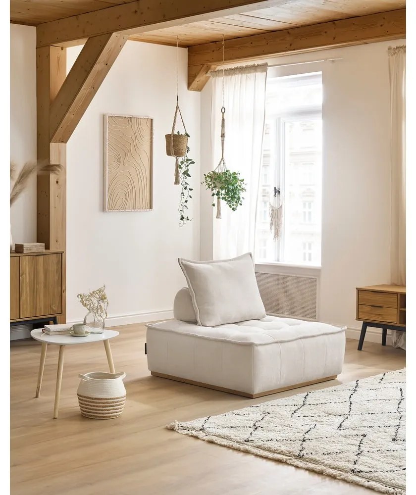 Biele ženilkové kreslo Elisa – Bobochic Paris