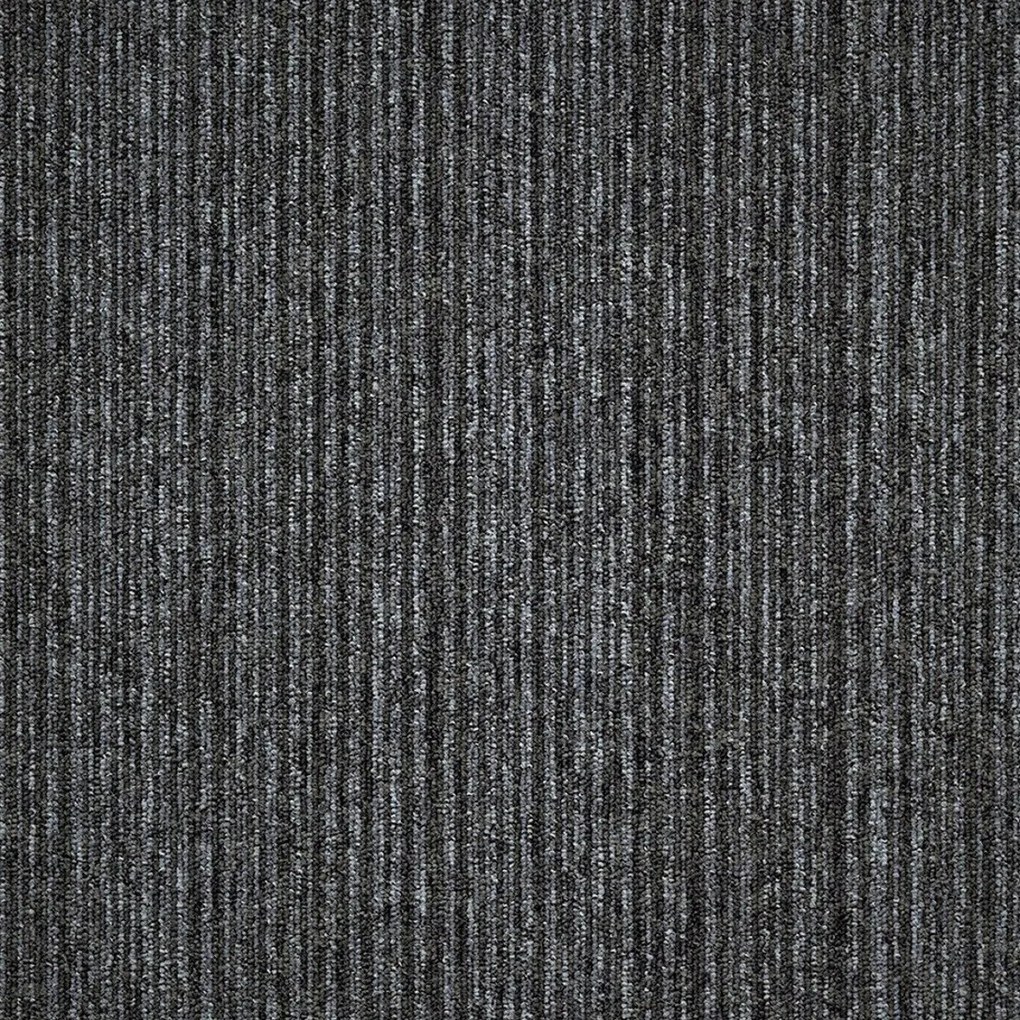 Kobercový štvorec Coral Lines 60345-50 šedo-čierny 50 x 50 cm, chodba / predsieň, Tapibel