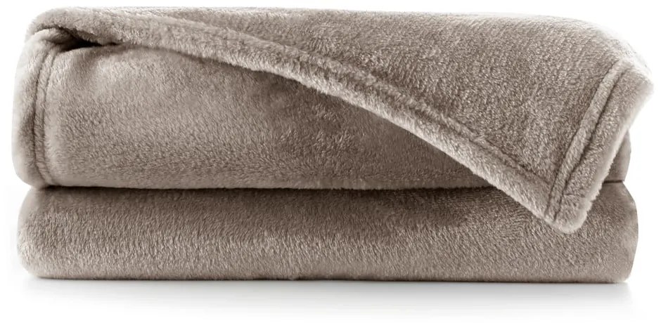 Hnedý pléd DecoKing Mic, 150 x 200 cm