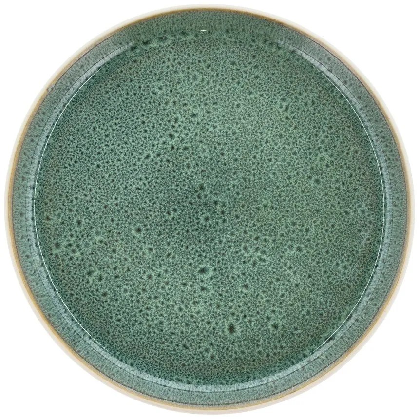 Biely/zelený dezertný tanier z kameniny ø 21 cm Gastro White/Green – Bitz