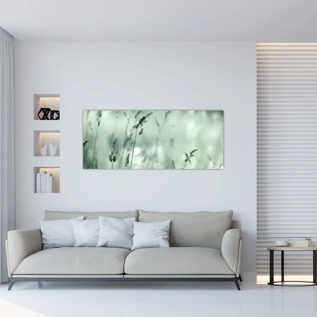 Obraz - Zelená lúka (120x50 cm)