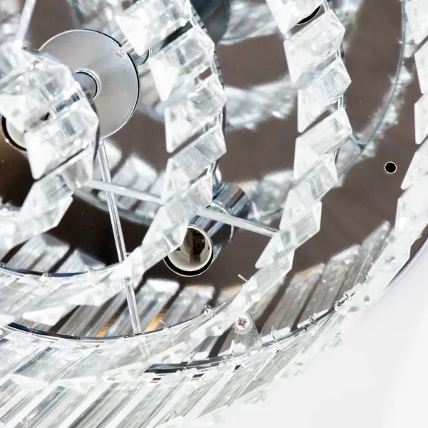 Brilagi - LED krištáľové stropné svietidlo MOZART 5xE14/40W/230V lesklý chróm