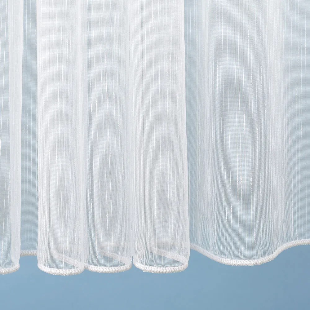 Záclona biela s olovkom vzor Prší - ZAC-023 výška 260 cm Šitie na mieru