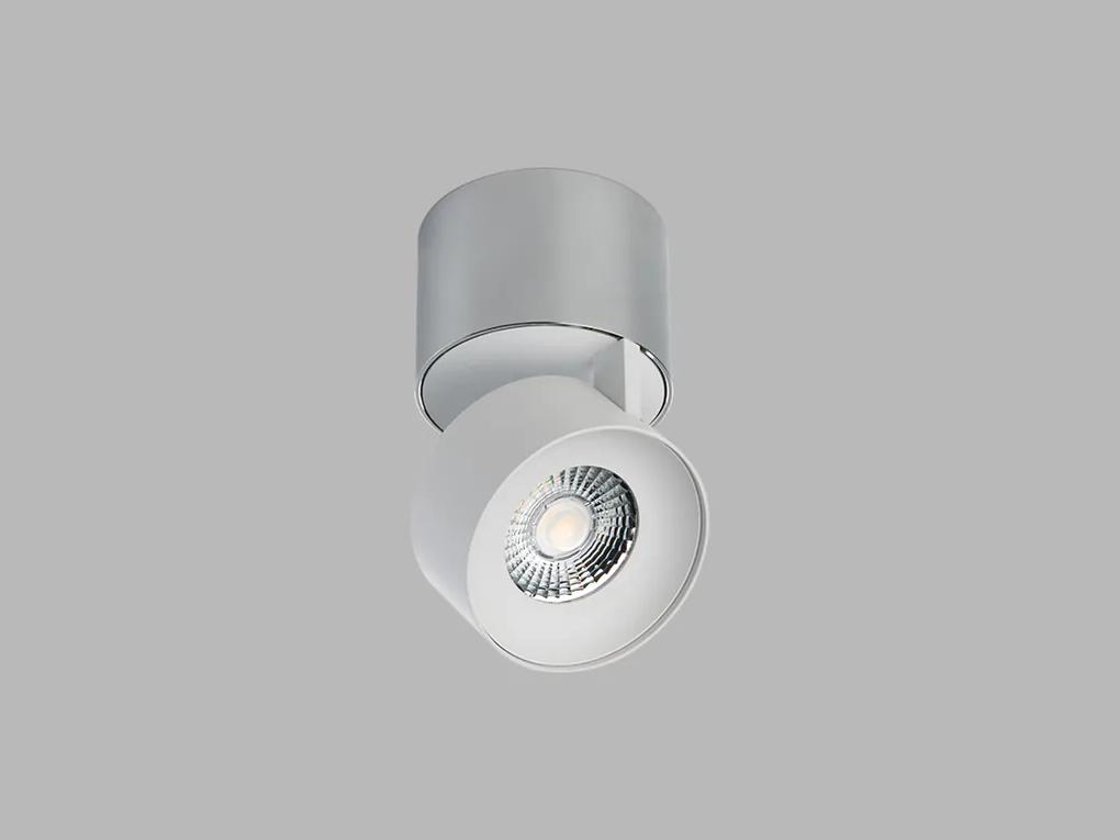 LED2 11508251 KLIP ON stropné bodové povrchové svietidlo LED D77mm 11W/770lm 2700K chrómová, biela